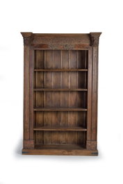 GINER Y COLOMER Librería de madera de mango y madera recuperada